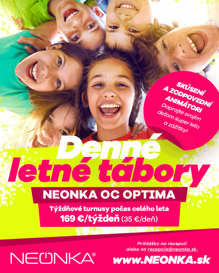 Denné letné tábory v NEONKE!
