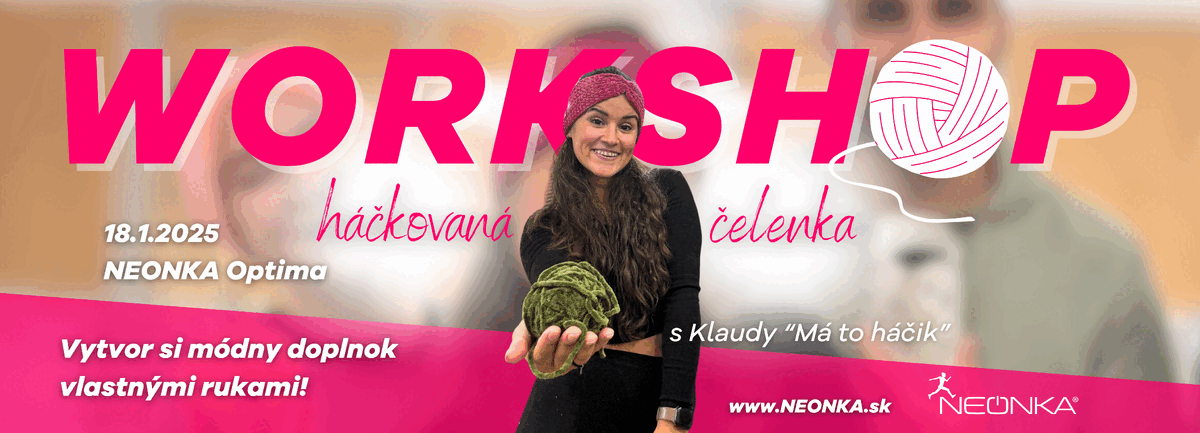Workshop háčkovaná čelenka